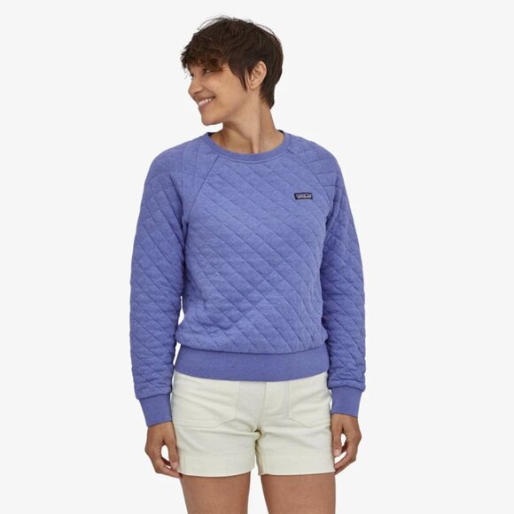 Patagonia Organic Cotton Quilt Crew - Women's XL - Float Blue - Picture 4 of 6